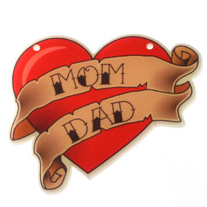 Mom Dad Heart